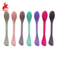 Double End Head Silicone Facial Clay  Face Cleansing Face Skin Scrubber Spatula  Mask Makeup Brush