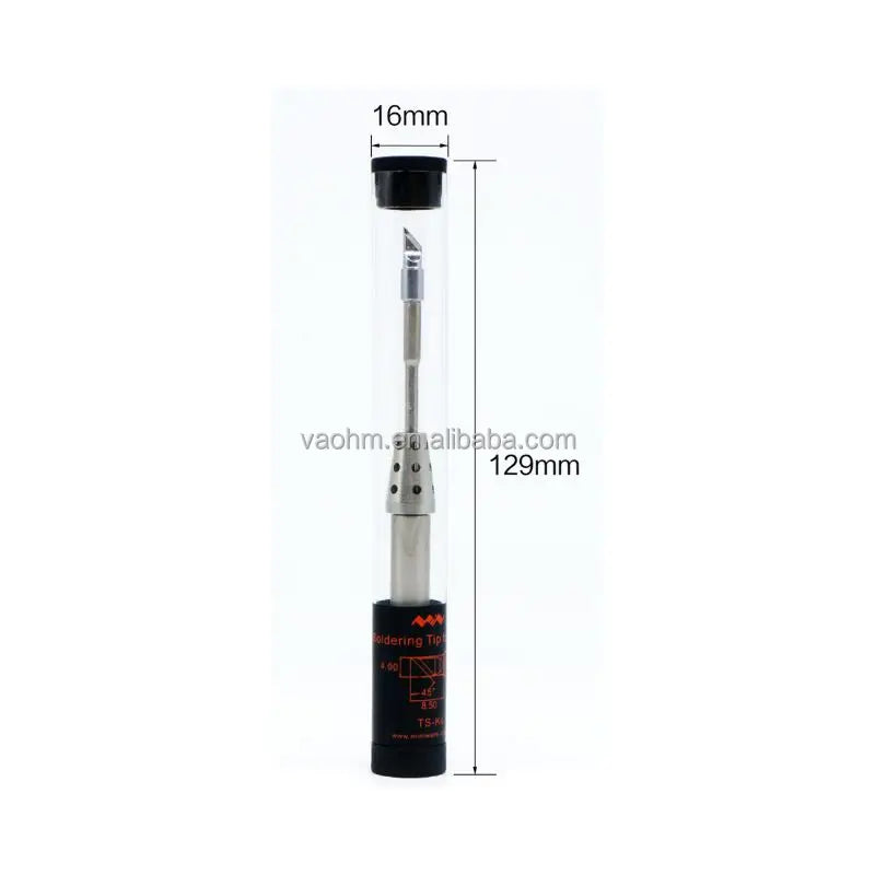 TS-K4 Stainless Steel Soldering Tip with Slip-in Connector for TS80P and TS80