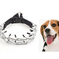 Wholesale New Design Metal Steel Pinch Chain Prong Ends Anti-rust Portable Walking Pet Collar for Dogs With Buckle