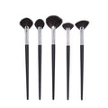 AOQI Natural Hair Soft Makeup Powder Brush with Wood Handle for Face Blending and Blush Application Custom Logo Option