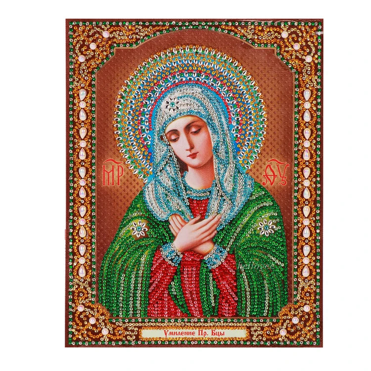 LS Wholesale 5D DIY Full Drill Square/Round Religion Buddha Print Portrait Eco-Friendly Diamond Painting Custom Size for Wall