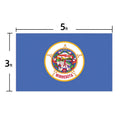Wholesale Factory Custom Polyester 3x5ft Stock  Printed MN US State of Minnesota Flag
