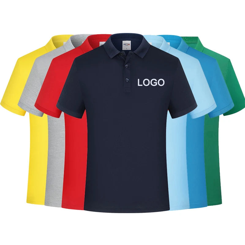 Wholesale 100% Cotton Men's Golf for Polo T-Shirts Simple Blank Casual Custom Design with Embroidered Logo Knitted Fabric