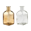 Wholesale Painting Colors Square Glass Bottle Vases Wedding Decoration Modern Style Flower Glass Vase