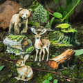 25 Sheets/pack Stickers Including 6 Forest Animal Themed DIY Decorative Stickers for the Forest Home Series