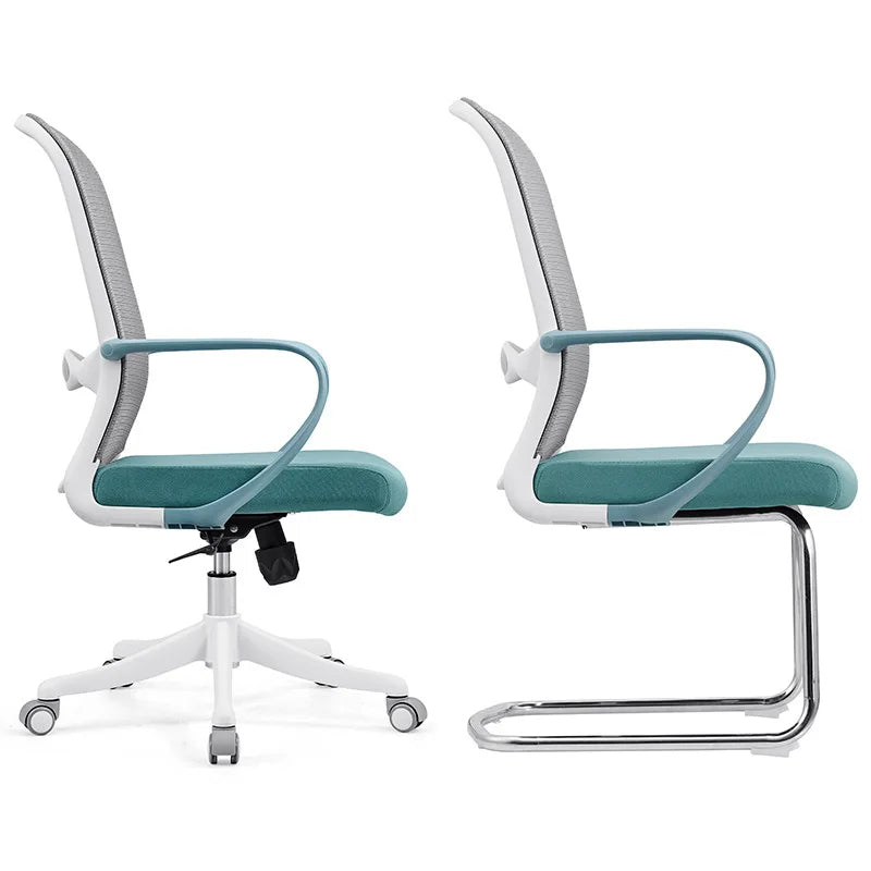 Modern Swivel Office Chair with Mesh Design Cheap Revolving Bureau Sillas for Guest Manager Comfortable Chaise De Para Oficina