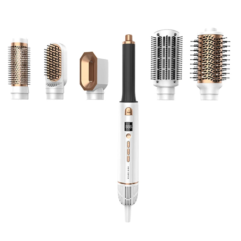 Hot air Comb Hair Dryer Brush Blower Electric Blow Beauty One Step Pull 50mm Ion Automatic Hair Brush Cleaner Dryer