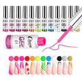 Nail Art Liner Gel Polish 12 Color Artistic DIY Painting Nail Art Nail Polish UV Gel Liner Set