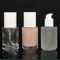 Bottles Clear Serum Glass Dropper Bottle Factory Custom Essence Oil 30ml Dropper Bottle Cosmetic Boston Round Glass Custom Made