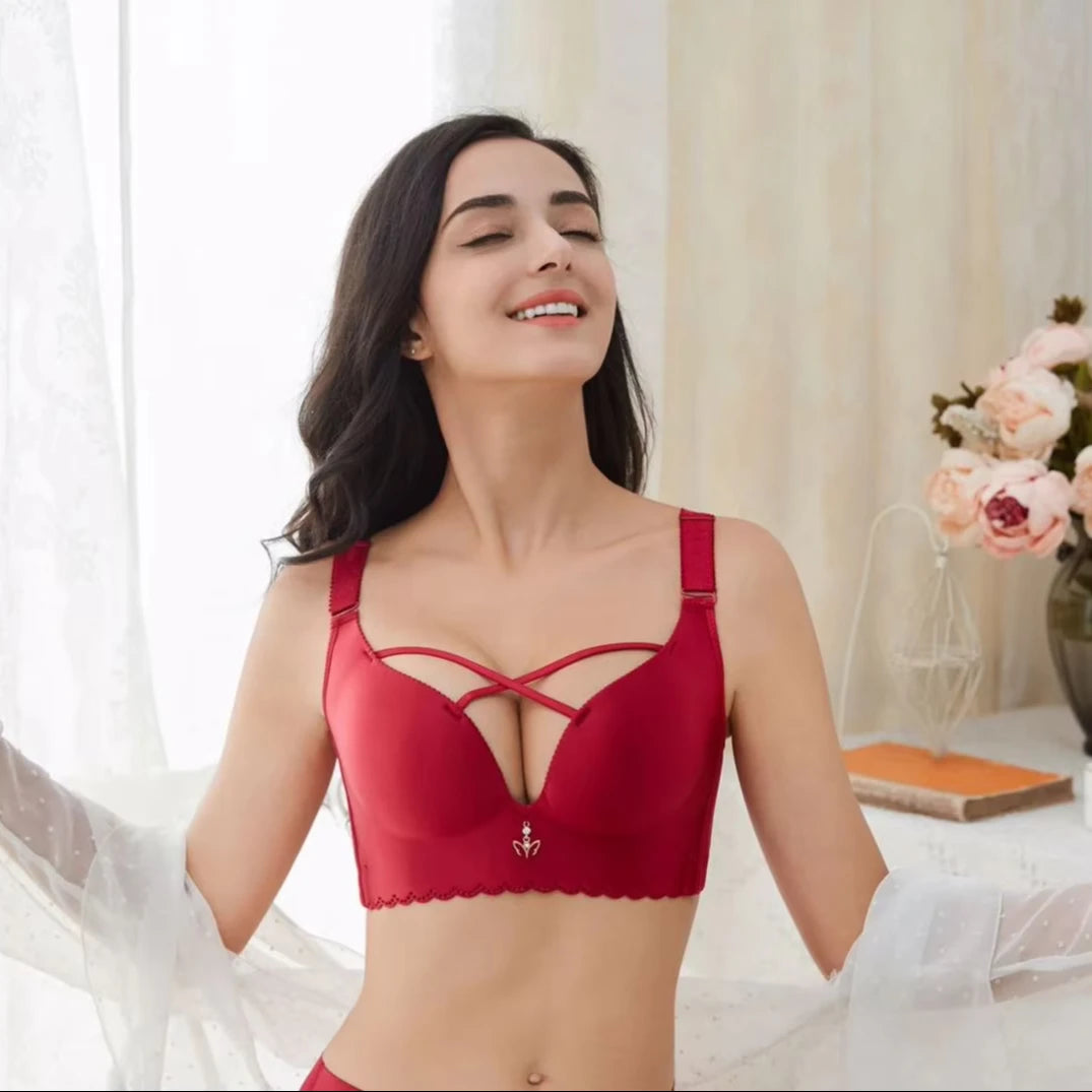 Undergarment Manufacturer 34-50BCDE Huge Bras Hot Sexy Soft Ultra Thin Women Round Bra Nylon Lace Soft Cup Plus Size Bra
