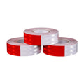 Micro Prismatic Red High Visibility Single Sided Water Activated EVA Waterproof Warning Sheeting Conspicuity Reflective Tape