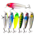 60mm 7g 10Colors Artificial Hard Fishing Bait Sinking Minnow Lures for Freshwater Saltwater Casting Trout Fishing Mini Fishing Lure