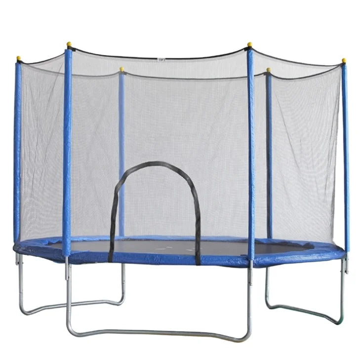 Promo Large Outdoor Fitness Trampoline for Kids Round Garden Play Sport Equipment Made of Steel and Polypropylene