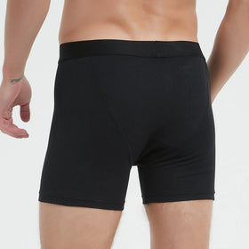 Silver-Cotton EMF Shielding Boxer Briefs - Anti-Radiation Conductive Mens Underwear