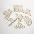B.PHNE Elegance Women Hair Accessories Cellulose Acetate Hair Claw Plain Symphony Mix Size Hair Claws