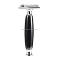 ZY Shaving Razor Double Edge Safety Razor with Resin Handle Shaving Barber Razor for Men DE Razor for Travel and Home Use