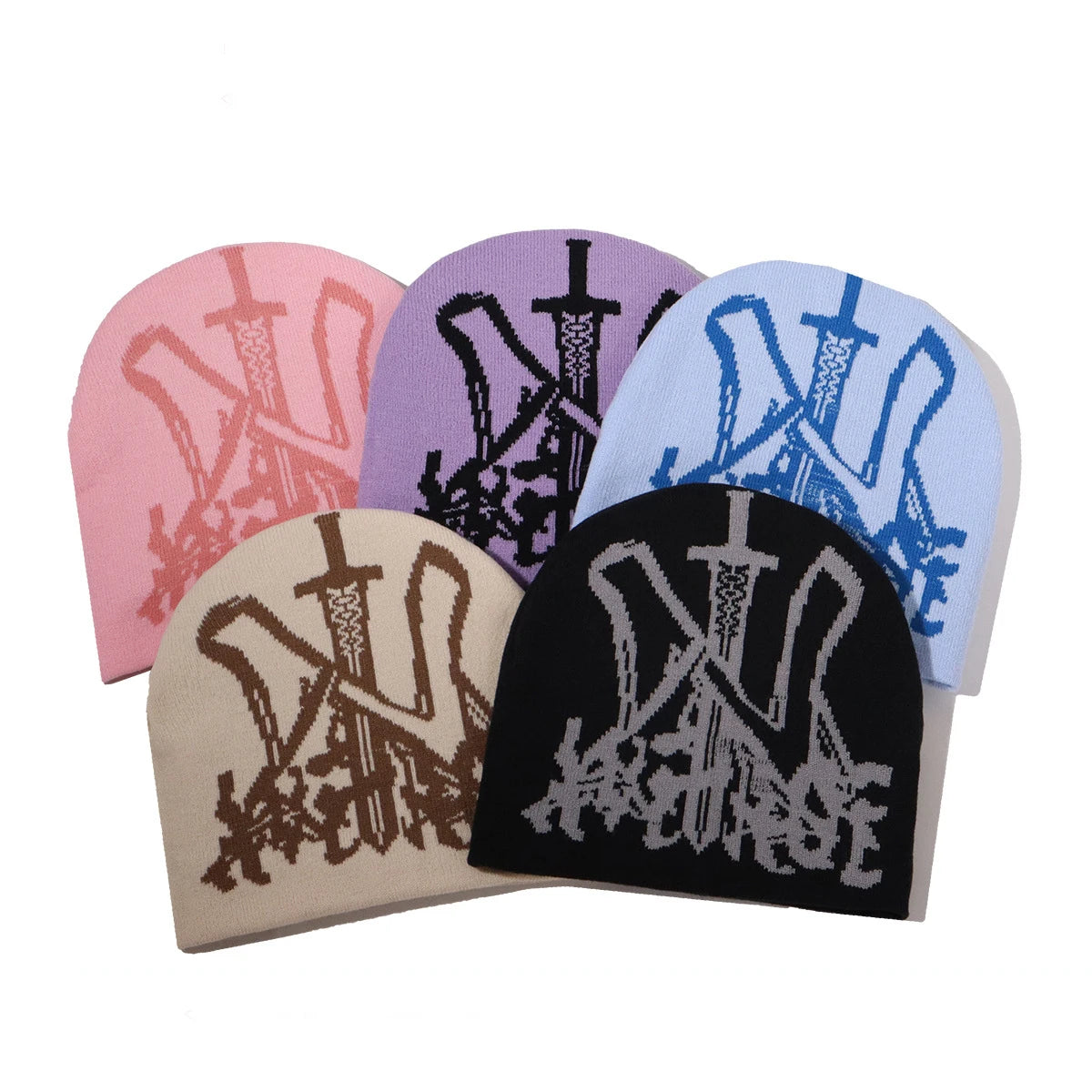 Manufacturer-Customizable Jacquard Logo Designer Fisherman Beanie Knitted Cap No Cuff Pattern with Common Fabric Feature