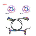 ZOOM HB875 Bicycle Bike Hydraulic Disc Brake Set Colorful MTB Oil Pressure Disc Brake 160MM Brake Set