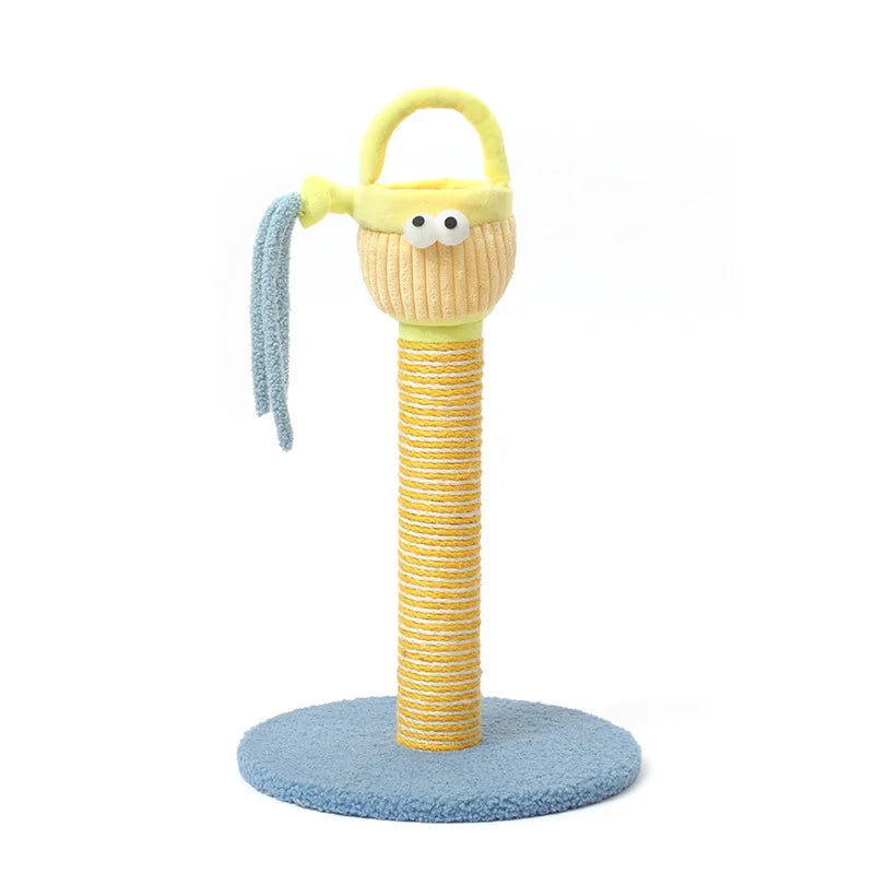 Direct Factory Sale New Water Kettle Sisal Cat Scratching Post Non-Shedding Vertical Small Cat Climbing Cat Trees Scratcher