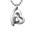 Hollow Heart Urn Jewelry Stainless Steel Heart Cremation Ashes Keepsake Pendant Memorial Urn Necklace love in Holder Locket