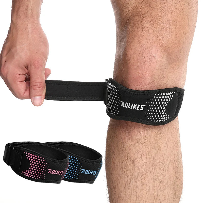 Hot Sale Custom logo Aolikes Factory Price Patella Tendon Support Strap Torn Meniscus Knee Brace New Factory Price Wholesale
