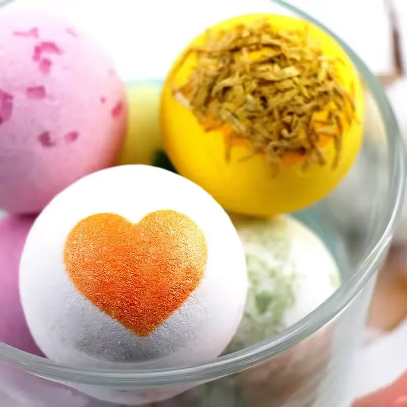 Kids Spa Bombe De Bain Tangerine Bath Bombs No Logo Bathroom Bombs Bath Bubble Ball