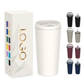 Custom logo Wholesale 500ml Stainless Steel Double Wall Insulated Coffee Tumbler Cups 17oz Powder Coated Travel Mug With Straw