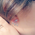 EManco Trendy Creative Original Design Leaf Shape Silver Plated Stud Earrings Stainless Steel Jewelry Women Party Gift