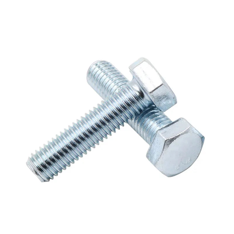Steel Galvanized Grade 8.8 GB5783 M8 45mm Blue Zinc Plated Carbon Steel Hex Head Bolt