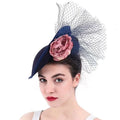 Tea Party Fascinator Hats Women Girls Kentucky Derby Hats Fascinator Mesh Feather Clip Headband Fasciantors Hats