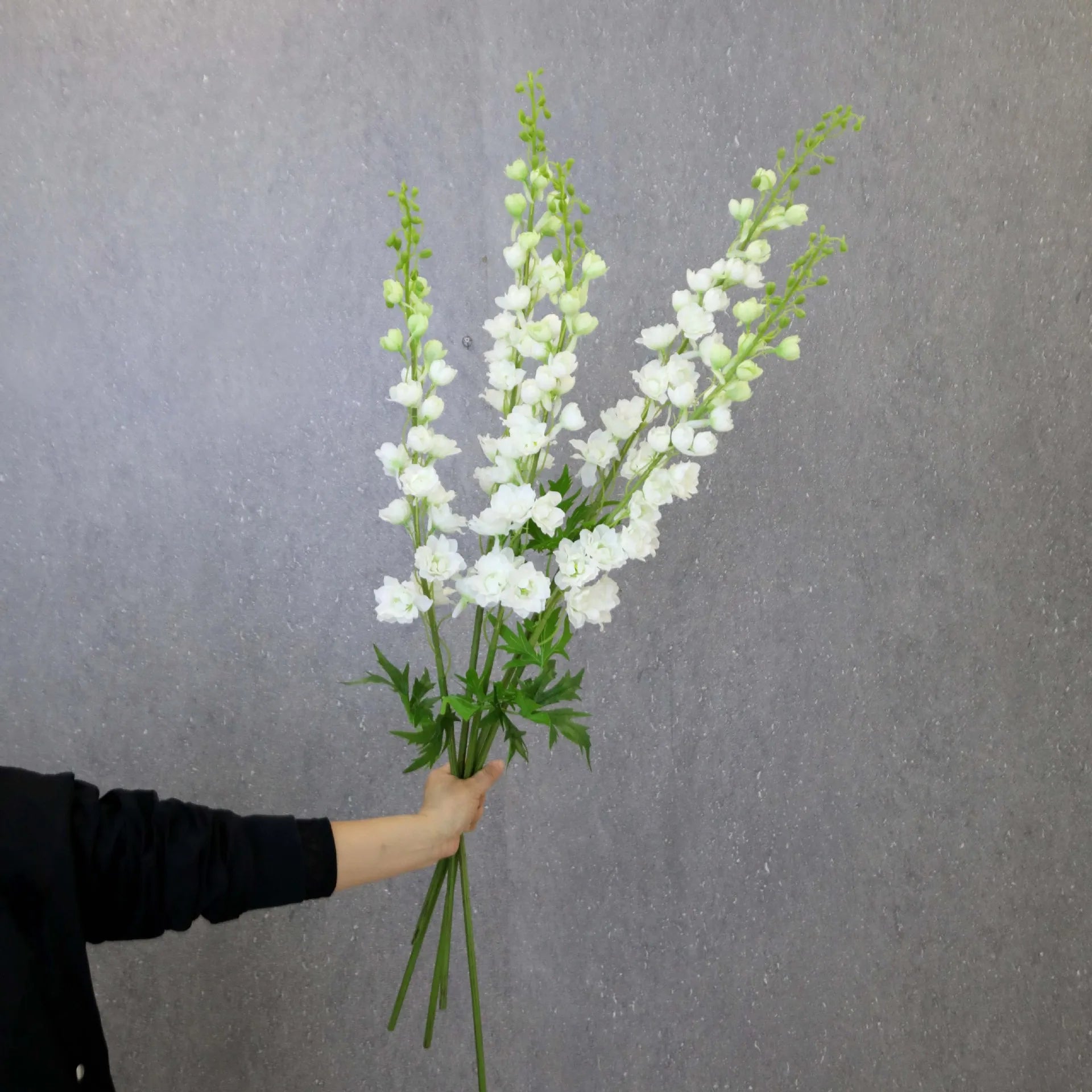 D-DE001 Wedding Decoration Supplies Delphinium Artificial Real Touch Blue Delphinium for Wedding Centerpiece Table Decor