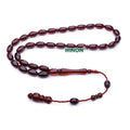 Hot Sale Muslim 33 Prayer Beads Red Bakelite Amber Beads Misbaha Islamic Prayer Beads Tasbeeh Muslim Rosary Bead