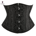 High Compression Waistband Brocade Weight Loss Short Torso Slimming Corsets Belt 24 Robs Girdle Sheath for Tummy Control