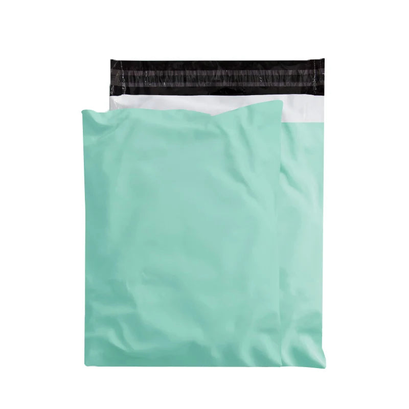 Wholesale Custom Hot Mint Green Polymailer Mailing Packaging Shipping Bag Express Envelope Plastic Mailing Bags