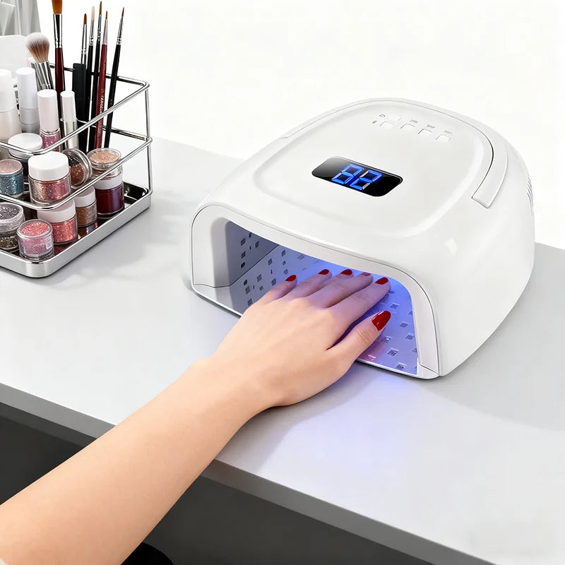 2025 Brand New Design 60W Professional S20 Cordless Rechargeable Nail Lamp Hot Sale Portable Gel Nail Polish UV Led Dryer Lamp