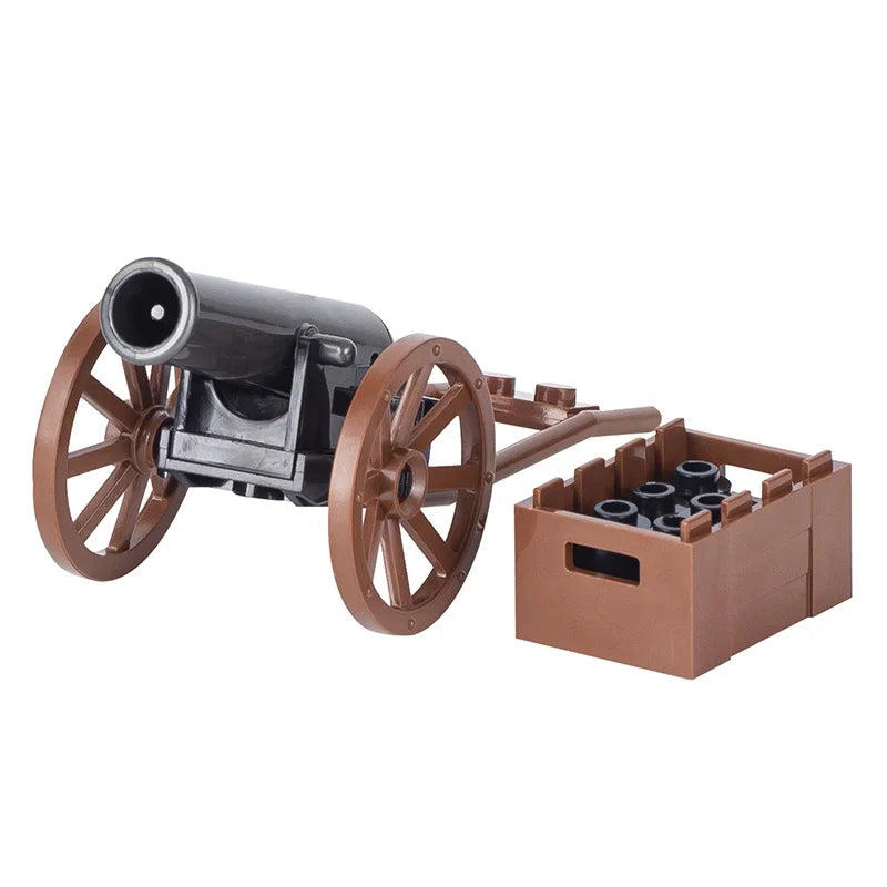 MOC5006 12pcs Leguoguo WWII  Militarye Set and Balls Fort weapon  Mini Action Figures Building Blocks Toys Building Kit