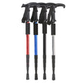 Factory Low Price Wholesale Four-section T Handle Ultralight Aluminum Alloy Telescopic Stick Trekking Poles