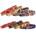 Personalized Durable Adjustable Bohemian Double-layer Soft Unique Fabric Dog Collar