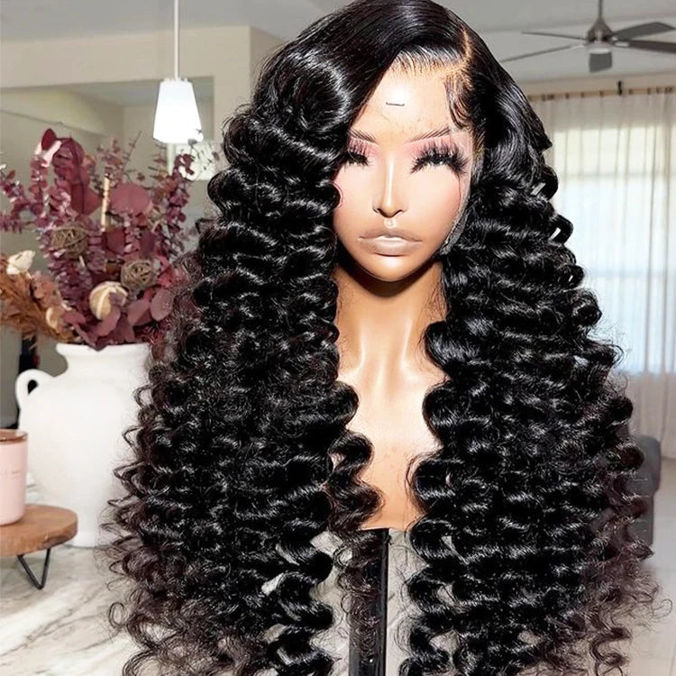 Vietnamese Loose Wave Wigs Raw Virgin Human Hair hd Lace Front Preplucked Human Hair Loose Deep Wave Lace Frontal Wig