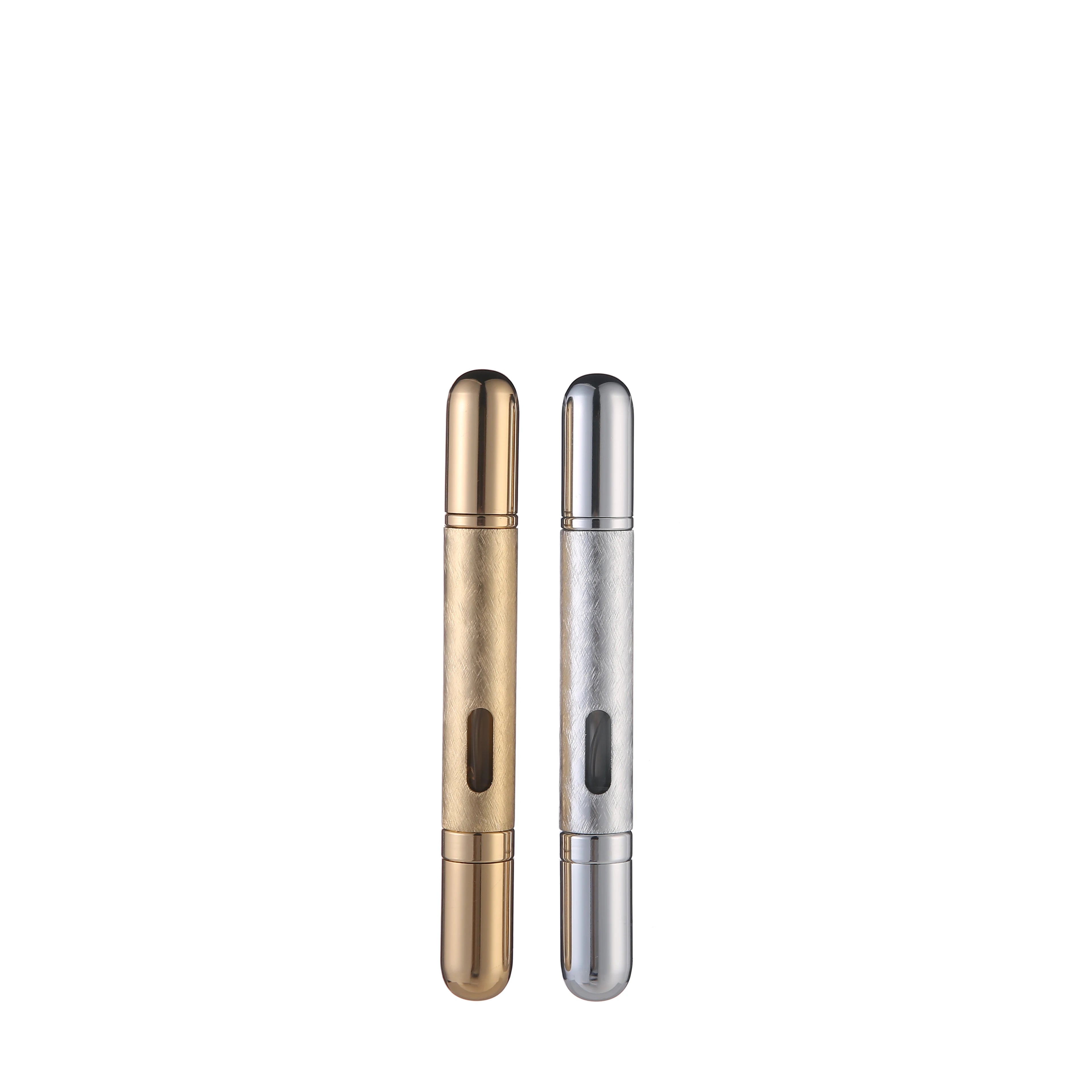 10ml Travel Refillable Spray & Roller Bottle 2 in 1 Portable Empty Perfume Atomizer