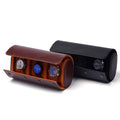 3 Slot Top Quality Coffee Brown Vintage Secure Snap Closure Watch Storage Case for Business Travel Essential Organizer Box