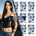 New Water Transfer Printing Herbal Juicy Temporary Paper Tattoo Stickers Waterproof Body Art Arms Legs Collarbone 2 Weeks