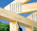 4 X 3 Inch Pronged Truss Connector Plate 1.5mm Thick Nail Teeth 33mm High Wood Stud Roof Timber Connectors Modern Villa Heavy