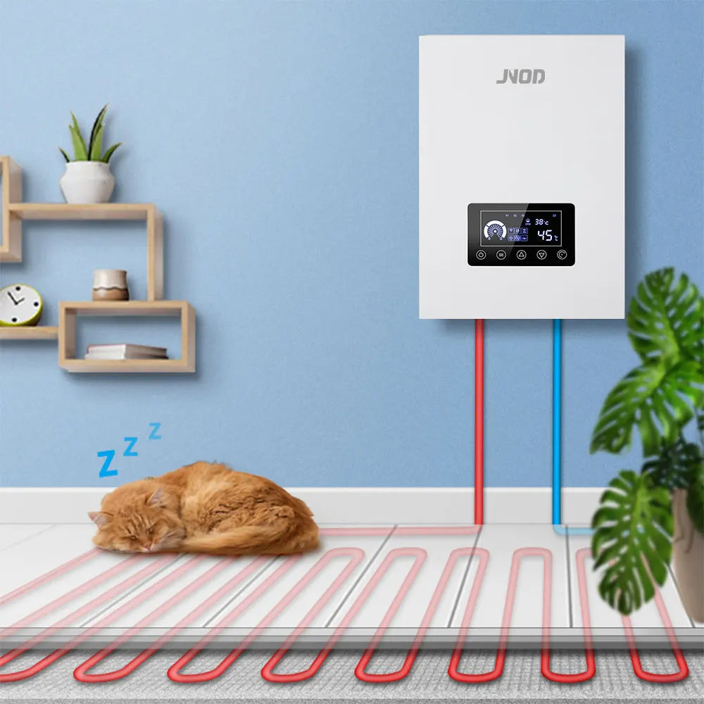 JNOD 5.5kW Instant Radiant Floor Heating System Boiler for Houses Electric Heater Boiler for Central Heating