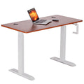 Table Top Optional Mobile Hand Crank Standing Desk Manual