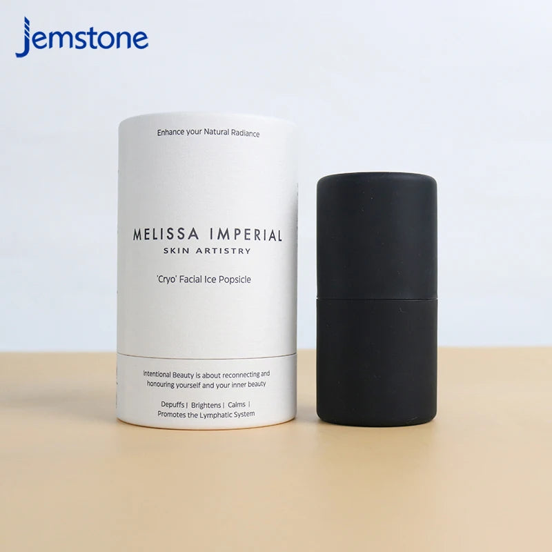 Custom Cylinder Packaging Biodegradable Glass Dropper Bottle Cosmetic with Paper Tube Cosmetic Paper Tube