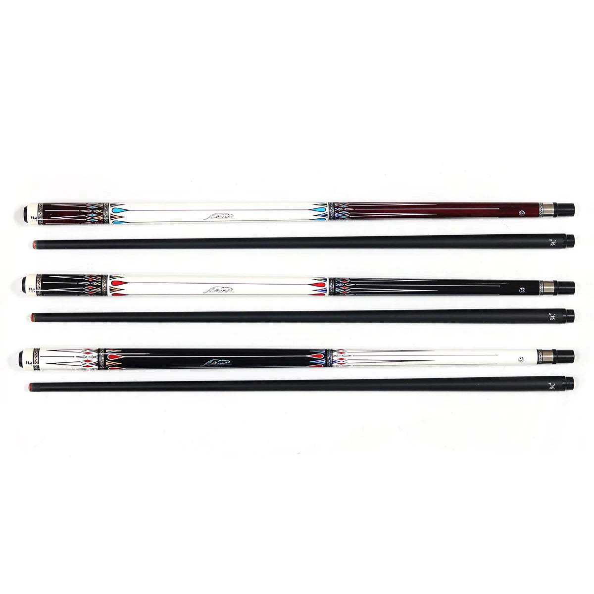 Premium Carbon Shaft Maple Butt 11.75/12.75mm Tip Size Unilock Joint 1/2-PC  Billiard Pool Cue Sticks for Sale
