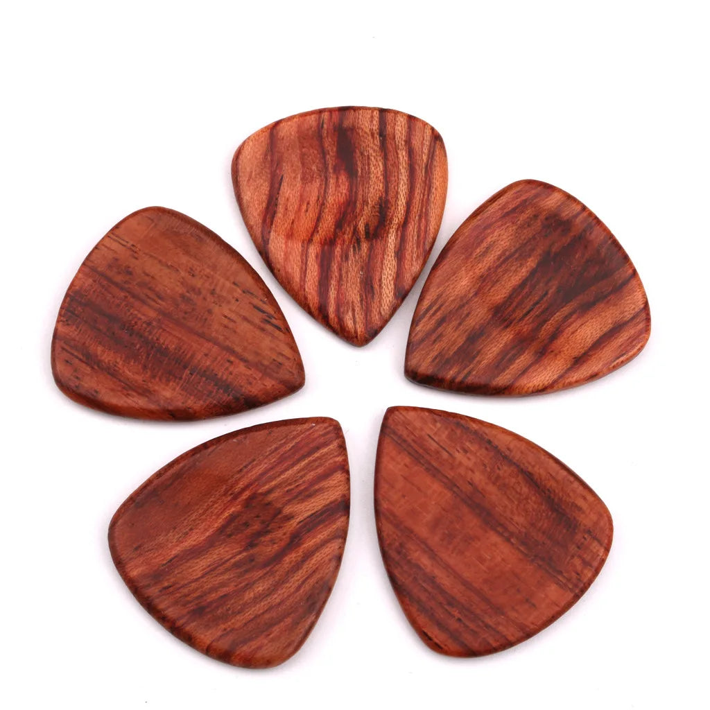 Wooden Guitar Picks and Accessories for Acoustic Electric Guitars