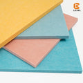 Leveltech Recyclab Material Modern Decorative PET Acoustic Panels with Graphic Design Eco-Friendly Fireproof Dust-proof Ceiling