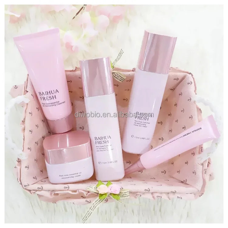 2022 Best Selling  Whitening Skincare Set Hyaluronic Acid OEM Facial Skin Care Set Packaging